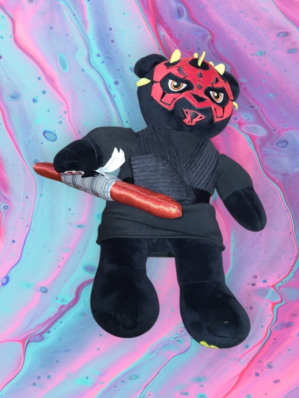 Build A Bear Star Wars Darth Maul plush & lightsaber